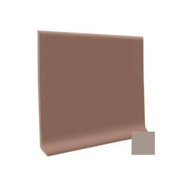 Cove Base Vinyl 4inX1/8inX120' Coil - Pewter, Roppe, Mfr#: C40C83P178